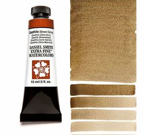 Farba akwarelowa Daniel Smith 144 goethite brown ochre  extra fine watercolor seria 1 15 ml